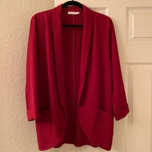 Women’s Lush 3/4 inch sleeve crepe blazer Sz M